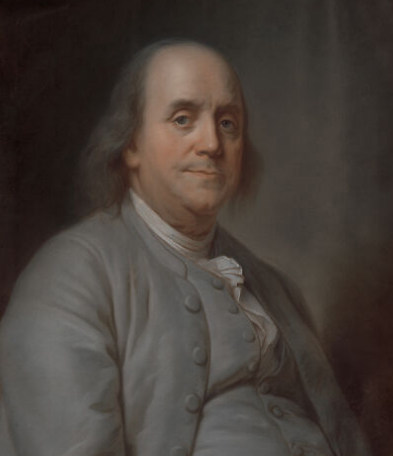 Joseph Siffred Duplessis’s pastel of Benjamin Franklin (1706–1790) 