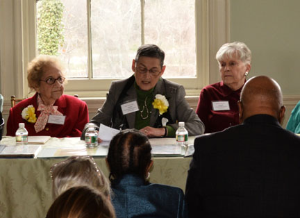 Photograph from the event honoring the founders of Women for Greater Philadelphia and their 40 year commitment to the organization